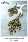EA0080 – golden dreams chandelier earrings