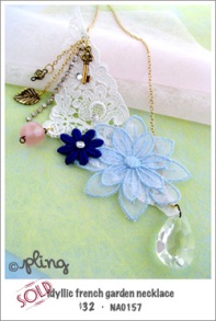 NA0157 - idyllic french garden necklace