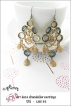 EA0105 – art deco chandelier earrings